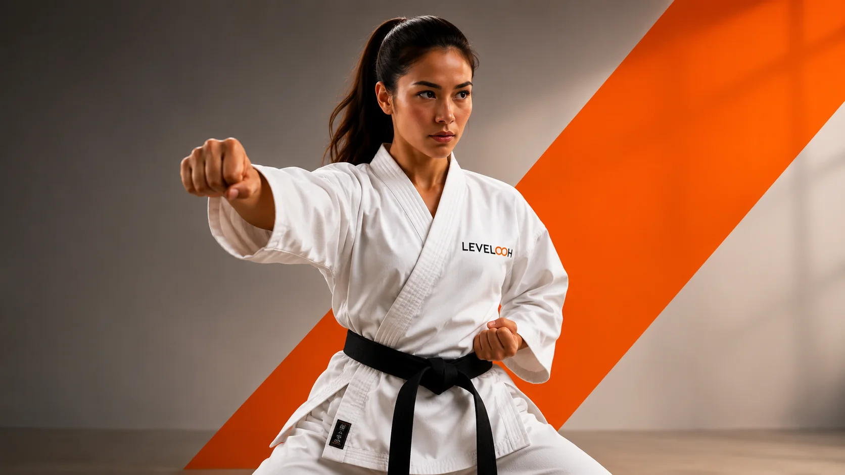 Karate en un estudio levelooh