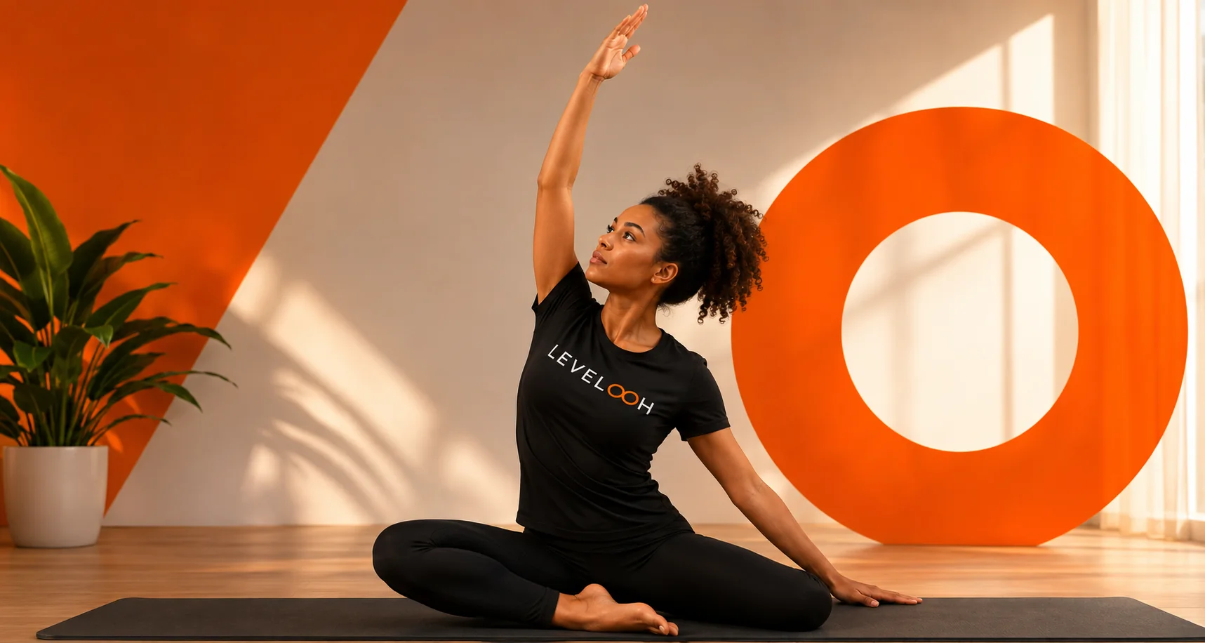 Yoga en un estudio levelooh